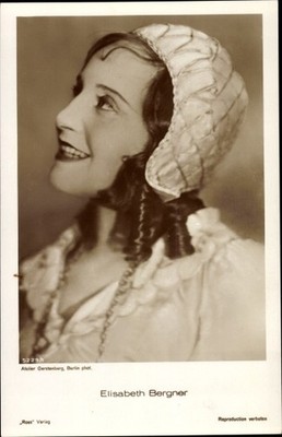 Postcard actress Elisabeth Bergner, portrait - 3637765