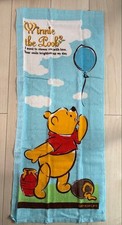 Disney Winnie the Pooh Face Towel Blue Unused Gift
