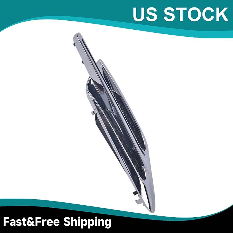 For Bentley Bentayga 2017-20 Left ABS Chrome Side Fender Grille Trim Cover