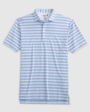 johnnie-O Performance Jersey Polo - Tyson Stripe Galaxy MC-7784874