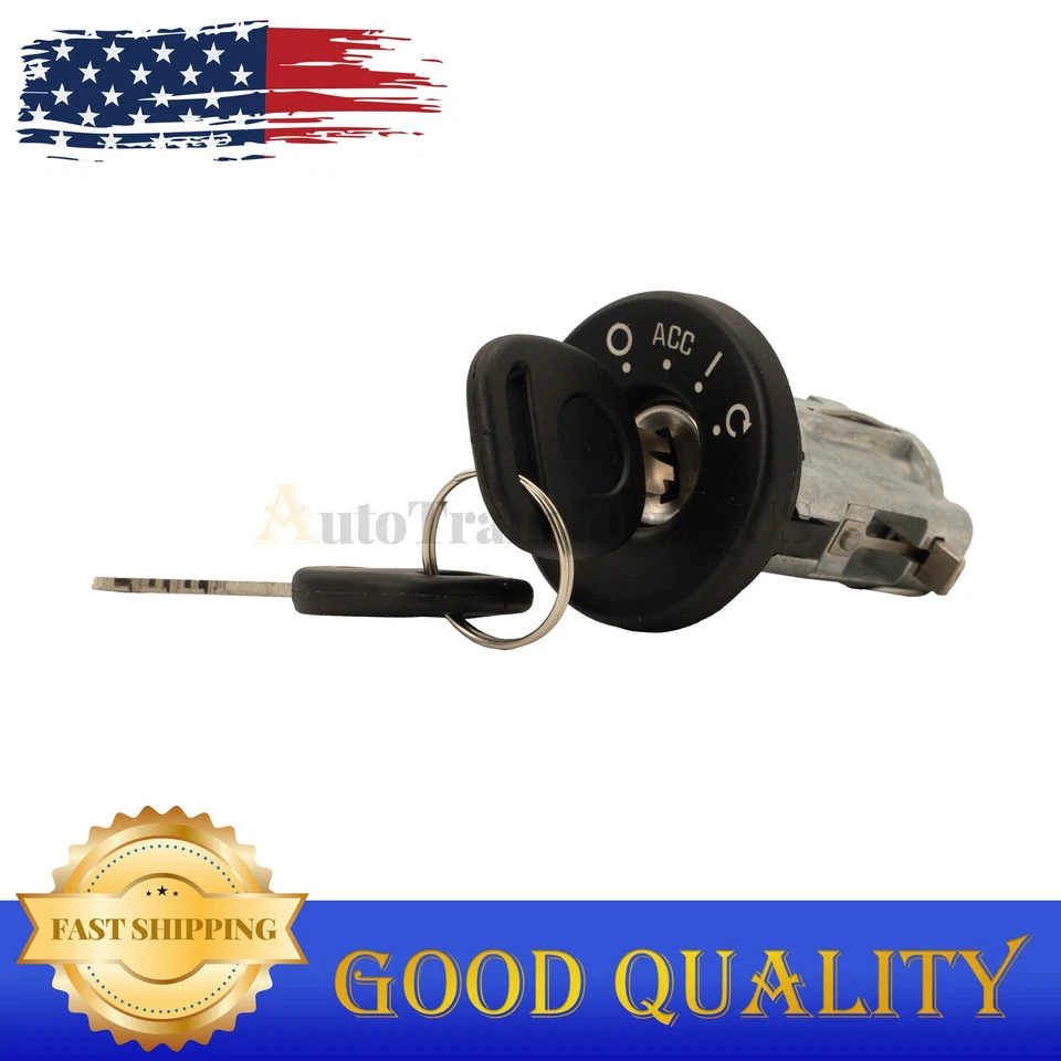 NEW For 04-08 Pontiac Grand Prix Ignition Lock Cylinder With 2 Keys 19207987 US - Image 3 of 4