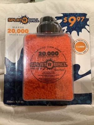 SPLAT R BALL MAKES 20000 SPLAT-R-BALLS! 7.5 MM AMMO - NEW