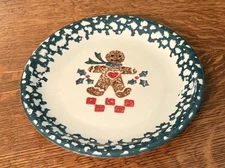 GINGERBREAD 7 3/4” Plate Salad Dessert Lunch Plate Tienshan Folkcraft