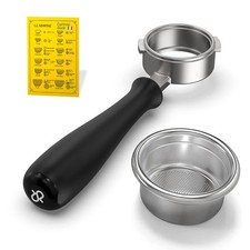 Rancilio Silvia Bottomless Portafilter 58mm - Authentic Italian Portafilter w...
