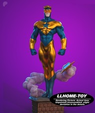 Modellino mini statua GK non dipinto modello stampa 3D resina oro booster alto 8 cm