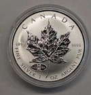 1998 Canadian Silver Maple Leaf 1 oz — photo from another recent sale