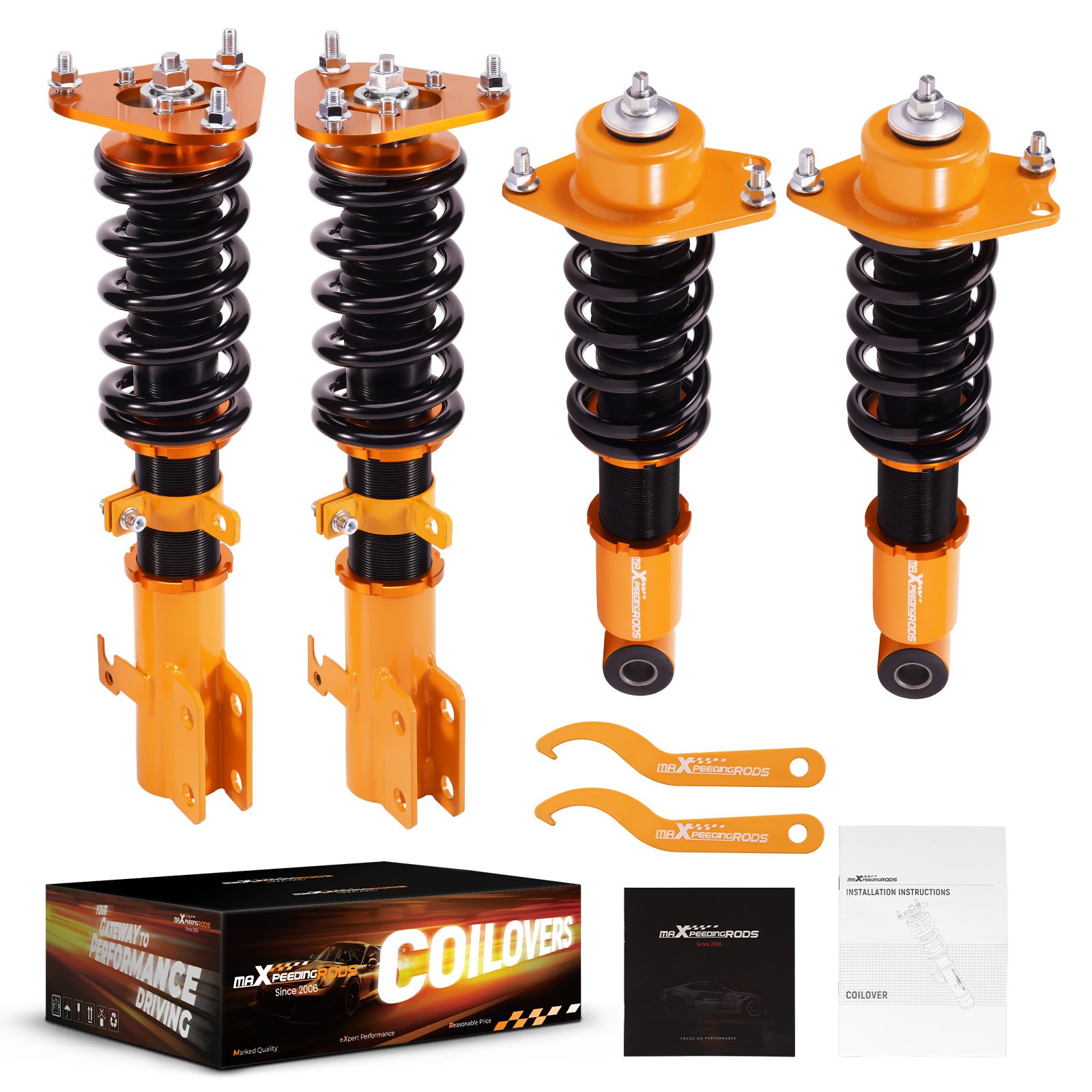 Coilovers for Toyota Corolla MK9 E130 Matrix 03-08 Height Adjust Shock Struts