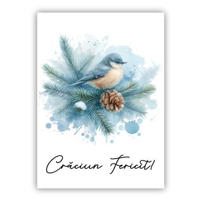 Craciun Fericit. Rumänische Weihnachtskarte. La Multi Ani! Crăciun Fericit!