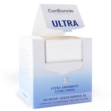 Clean Towels XL, Ultra Ed., 10" 12" Biobased Towels, Disposable Towelette, Ma...