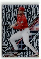 2017 Topps High Tek #HT-JVO Joey Votto 2A - Braids / 2B - Hexagons Blackout