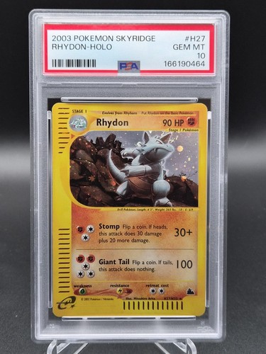 Rhydon graded PSA 10 for sale on eBay