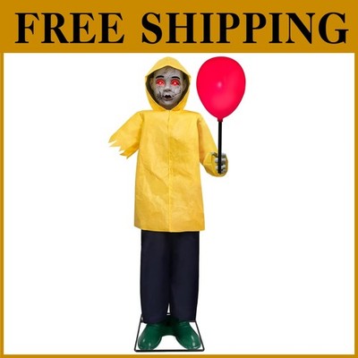 Life-Size Pennywise Figure with Sound Sensor-