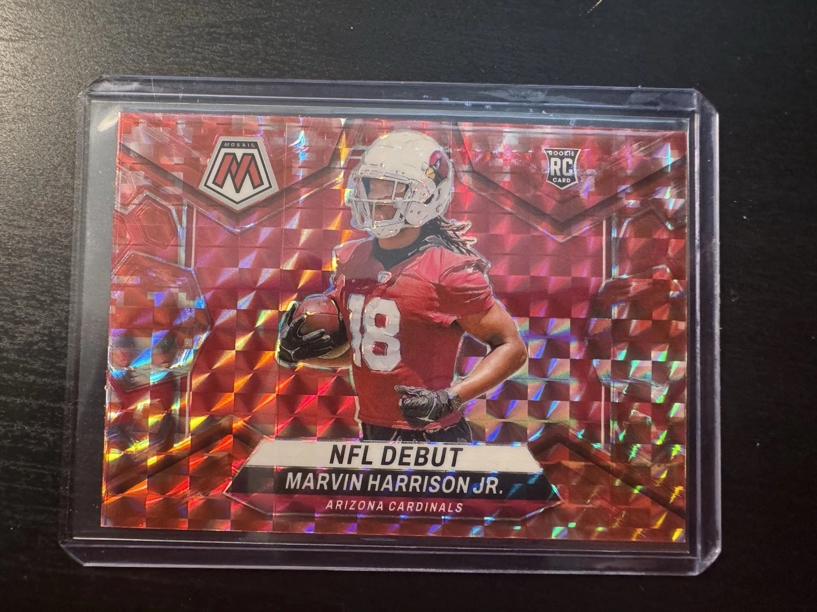 2024 Panini Mosaic - NFL Debut Marvin Harrison Jr. No 283 Red Mosaic Prizm (RC)