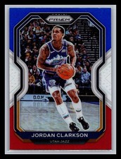 Jordan Clarkson Utah Jazz 2020-21 Panini Prizm #135 Red, White and Blue Prizms