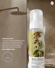 Natuology Boric Balance Boric Acid Fragrance-Free Foaming Feminine Wash 8 oz