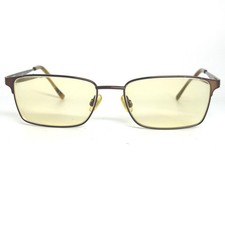 Joseph Abboud JA4068 Brown Rectangular Eyeglasses Frames 55-17-145 Mens 22053
