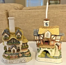 David Winter 1994 Whisper's & 1995 Primrose Cottages Artist Signed