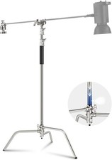 Neewer C Stand With Boom Arm Pro 100 Stainless Steel, Air Cushion Heavy Duty
