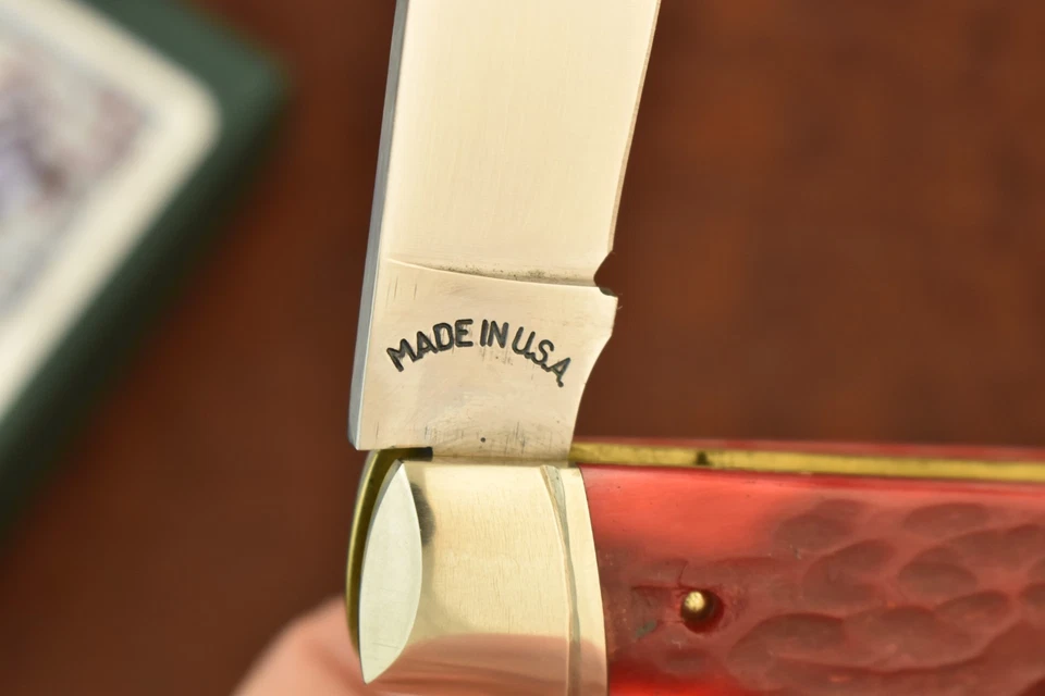CUCHILLO NEW YORK CO HECHO EN EE. UU. CUCHILLO JACK HUESO ROJO JIGGED BONITO 2025 (27773) Foto 4 de 4