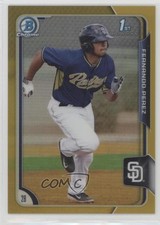 2015 Bowman Chrome Prospects Gold Refractor 13/50 Fernando Perez #BCP9 0af