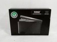 The Ridge Wallet 2.0 Aluminum RFID-Blocking Wallet with Cash Strap - Royal