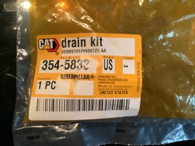 Neu Original CAT Caterpillar Ablaufgarnitur 354-5833 3545833
