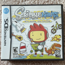 WB Games Scribblenauts (Nintendo DS, 2009) Puzzle E10+ NTSC-U/C w/ Case