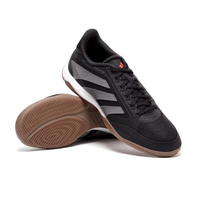 Adidas Predator League‎ In ID3781 US Mens Sz 7.5 Brand New Indoor Cleats Black Adidas Predator League Indoor Soccer Shoes ID3781 Black Grey  main image 4