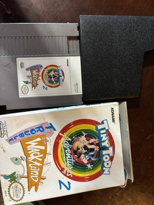 Tiny Toon Adventures 2 Trouble in Wackyland NES Game Cartridge w/ Box - Tested