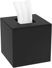 Tissue Box Cover, Acrylic Tissue Holder Napkin Dispenser for Home Office