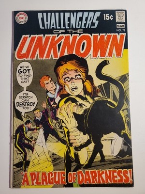 Challengers Of The Unknown #72 Neal Adams Cover Dennis O'Neil Horror DC 1969