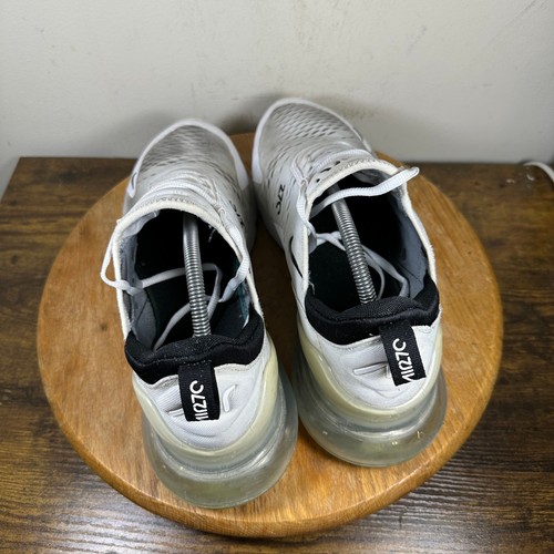 Nike Air Max 270 Blanco Negro Zapatos Atléticos para Correr para Hombres Talla 12 AH8050-100 - Imagen 4 de 8