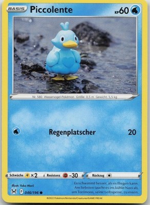 Piccolente 046/196 Yuka Morii Clay - LOR Verlorener Ursprung - DE - NM - Pokemon