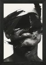 Abstract art of face Framed Wall Art Poster Canvas Print Picture