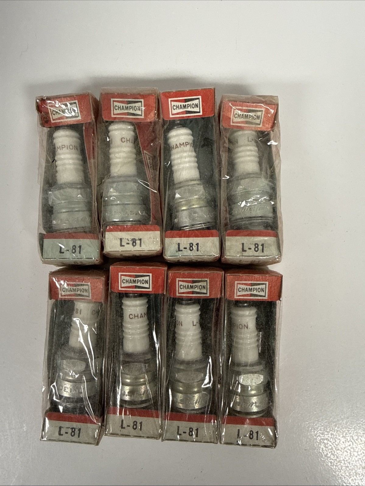 CHAMPION QUANTITY EIGHT OF #L-81  SPARK PLUGS