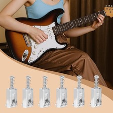 6x Stegs&auml;ttel Tragbares Tremolo-System Metall Spielbarkeit Professionell