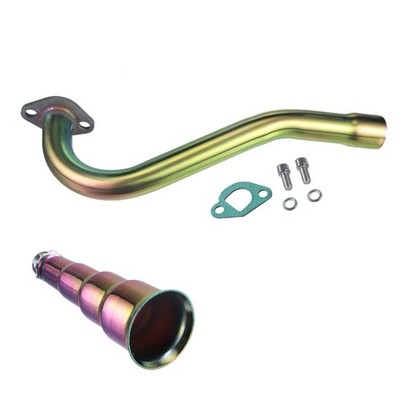 Exhaust Header Pipe 5 Stage Exhaust Tip For Coleman CT200U CT200U-EX BT200X