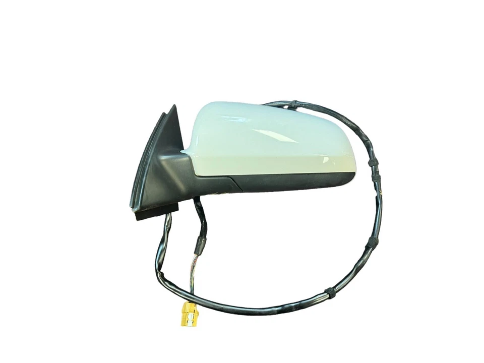 Espejo retrovisor izquierdo del conductor Audi A4 2004-2007 blanco OEM Foto 4 de 4