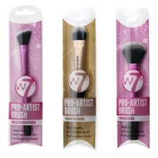 W7 Cosmetics Foundation Brush Pro Artist Soft, Professional Finish Pick From