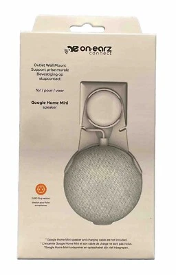 Support Mural Enceinte Intelligente / Google Home Mini Speaker / Blanc - Photo 1/4