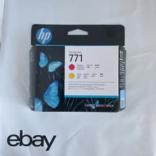 HP 771 Magenta Yellow DesignJet Printhead CE018A GENUINE NEW- 2026