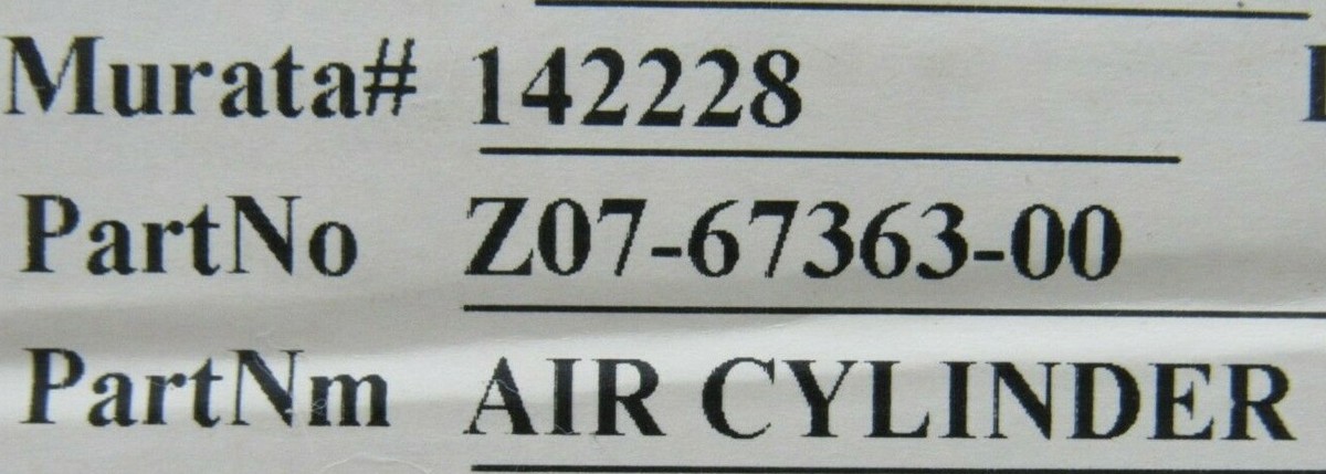 NEW MURATA Z07-67363-00 AIR CYLINDER AND SWITCH CDQ2A50-50DCM