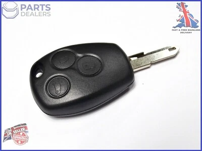 PARTSDEALERS 3 BUTTON KEY FOB REMOTE SHELL CASE FOR RENAULT VAUXHALL VIVARO NISSAN NE73 NEW