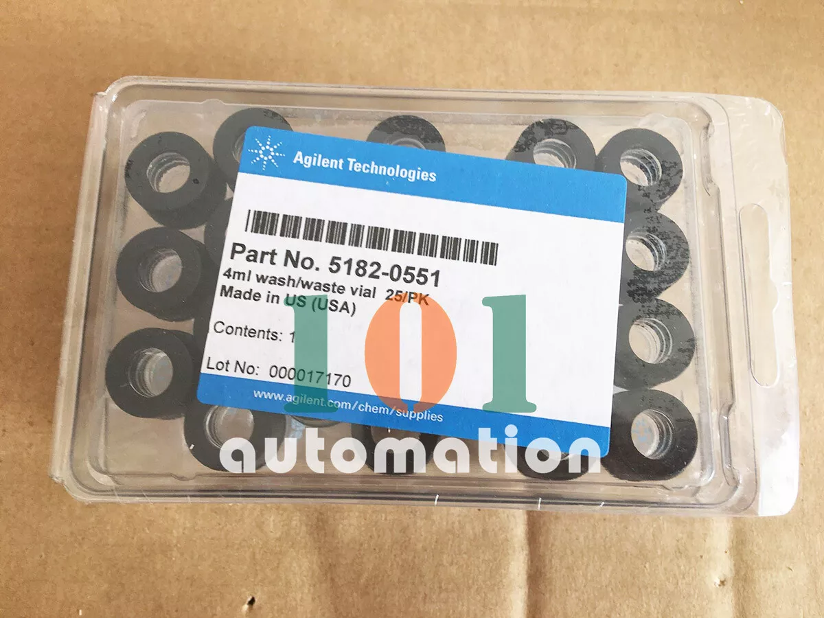 QTY:25 NEW FOR Agilent 4mL Wash Bottle for Cleaning 5182-0551 | eBay