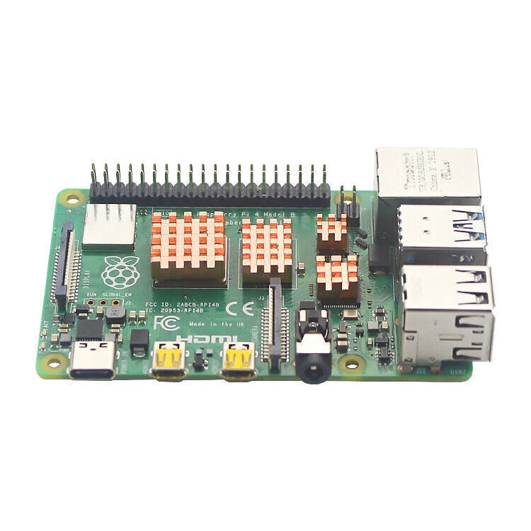 4PCS Copper Heatsink Passive Cooling Pad Radiator For Raspberry Pi 4B 4 Model B - Image 2 of 2
