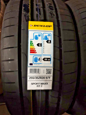 2X NEW DUNLOP SPORTMAXX RT2 255/35/20 XL 97Y UHP CAR TYRES 255 35