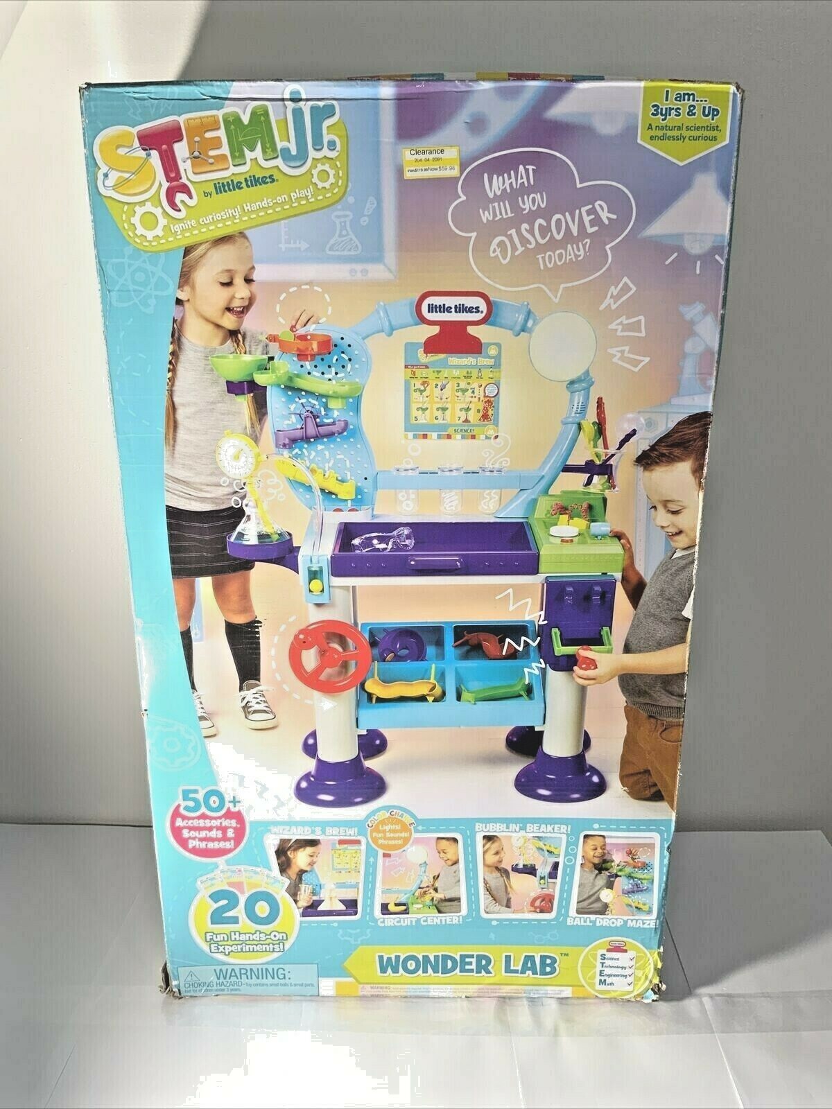 little tikes stem junior wonder lab toy with experiments for kids