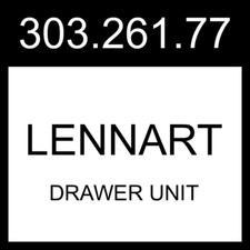 IKEA LENNART Drawer Unit White  303.261.77