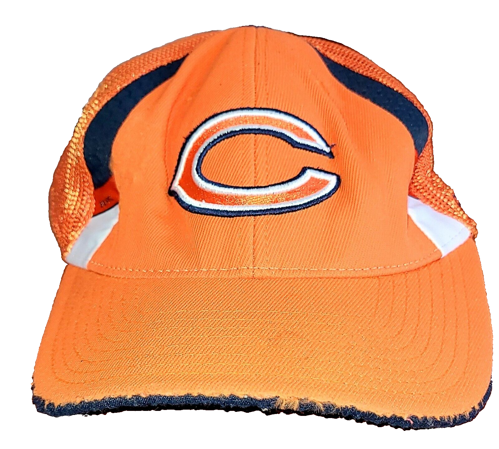 Chicago Bears Reebok Embroidered NFL Fitted Cap S/M Orange