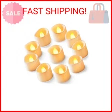 Homemory 12-Pack Flameless LED Tea Lights Candles Battery Operated, 200+Hour